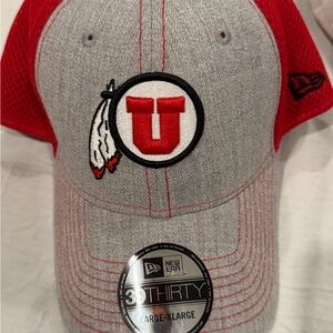 New Era Red and Gray Utah Cap